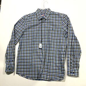 Johnnie O Shirt Men's Large Button Up Blue With Tag